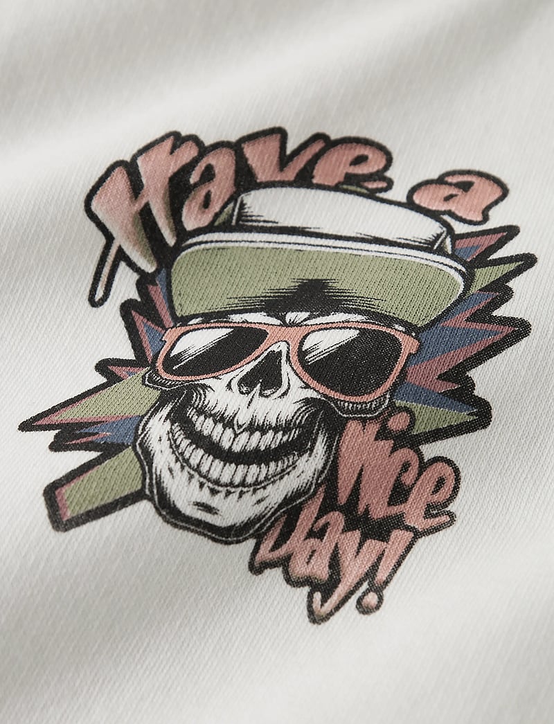 name it - NKMBASTIAN LS SWE WH BRU BOX PS NOOS - sweatshirts - cloud dancer - 2