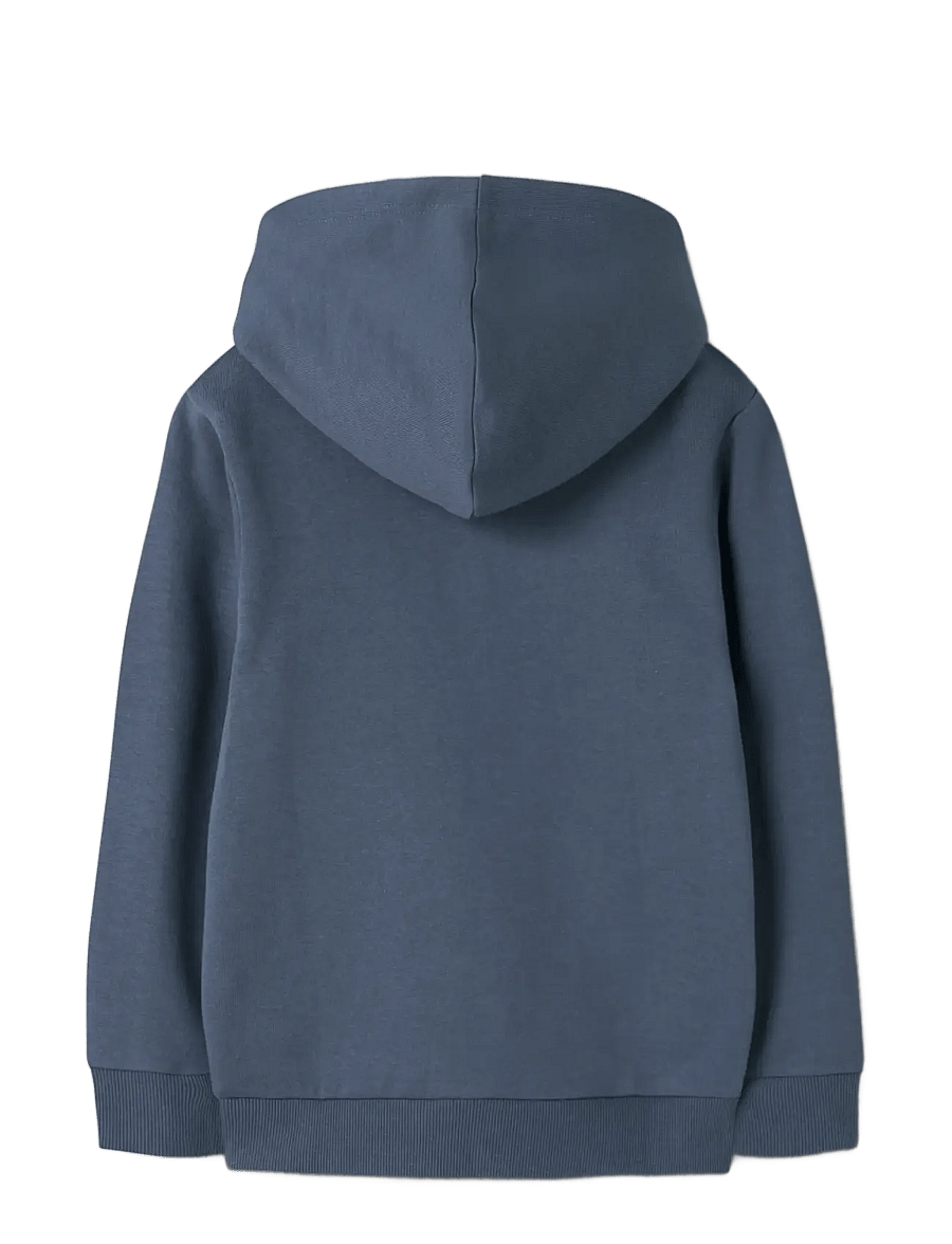 name it - NKMBASTIAN LS SWE WH BRU BOX PS NOOS - džemperiai su gobtuvu - vintage indigo - 1