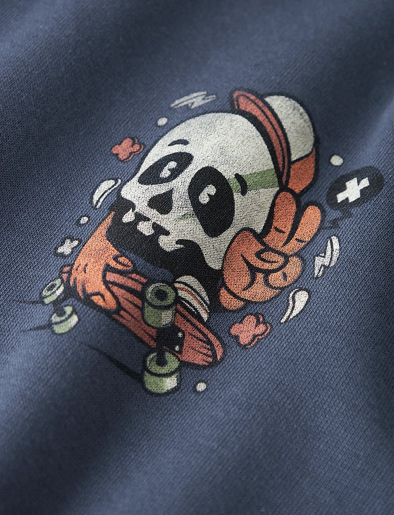 name it - NKMBASTIAN LS SWE WH BRU BOX PS NOOS - hættetrøjer - vintage indigo - 3