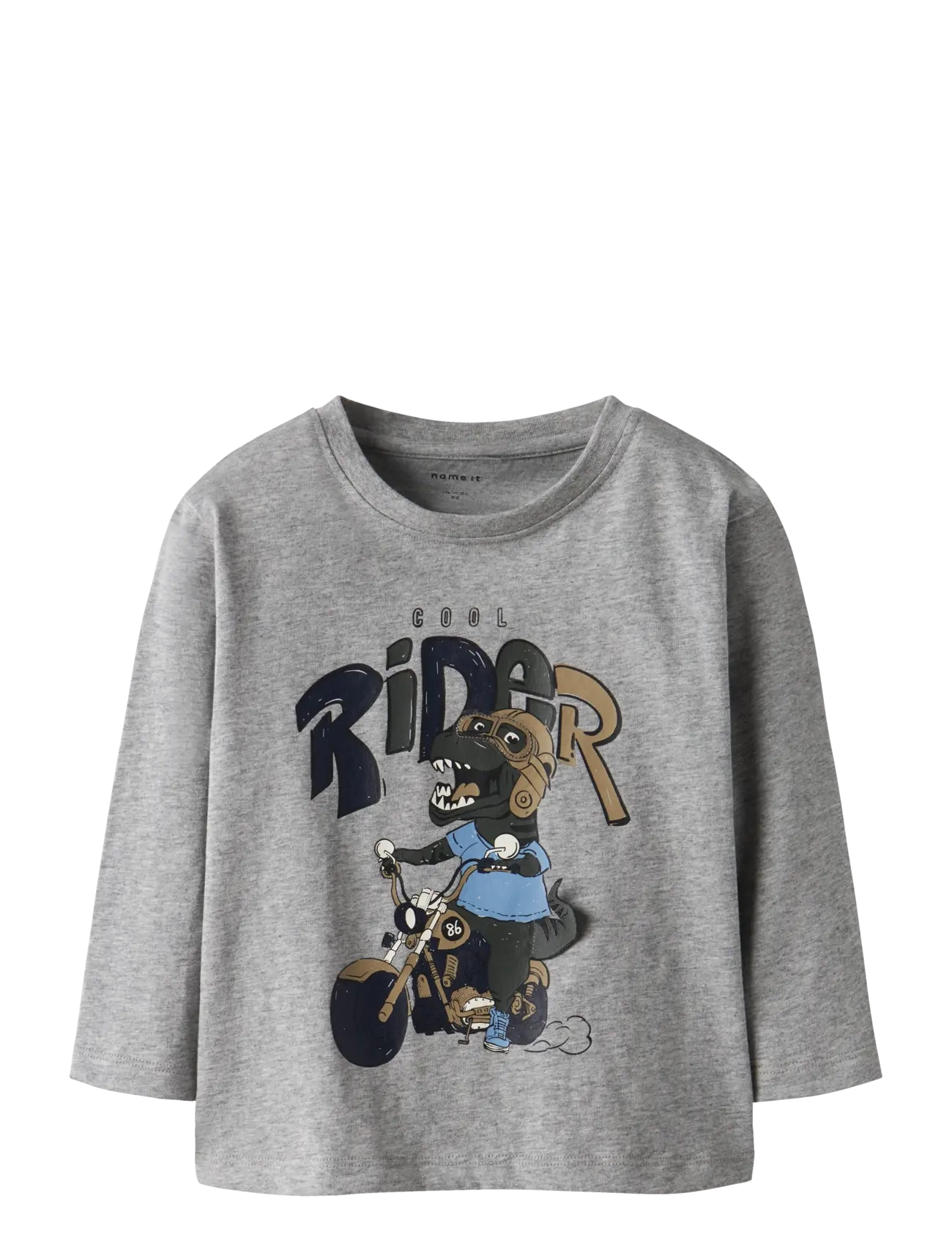name it NMMBILL LS NREG TOP BOX - 4 for 3 - GREY MELANGE / grey
