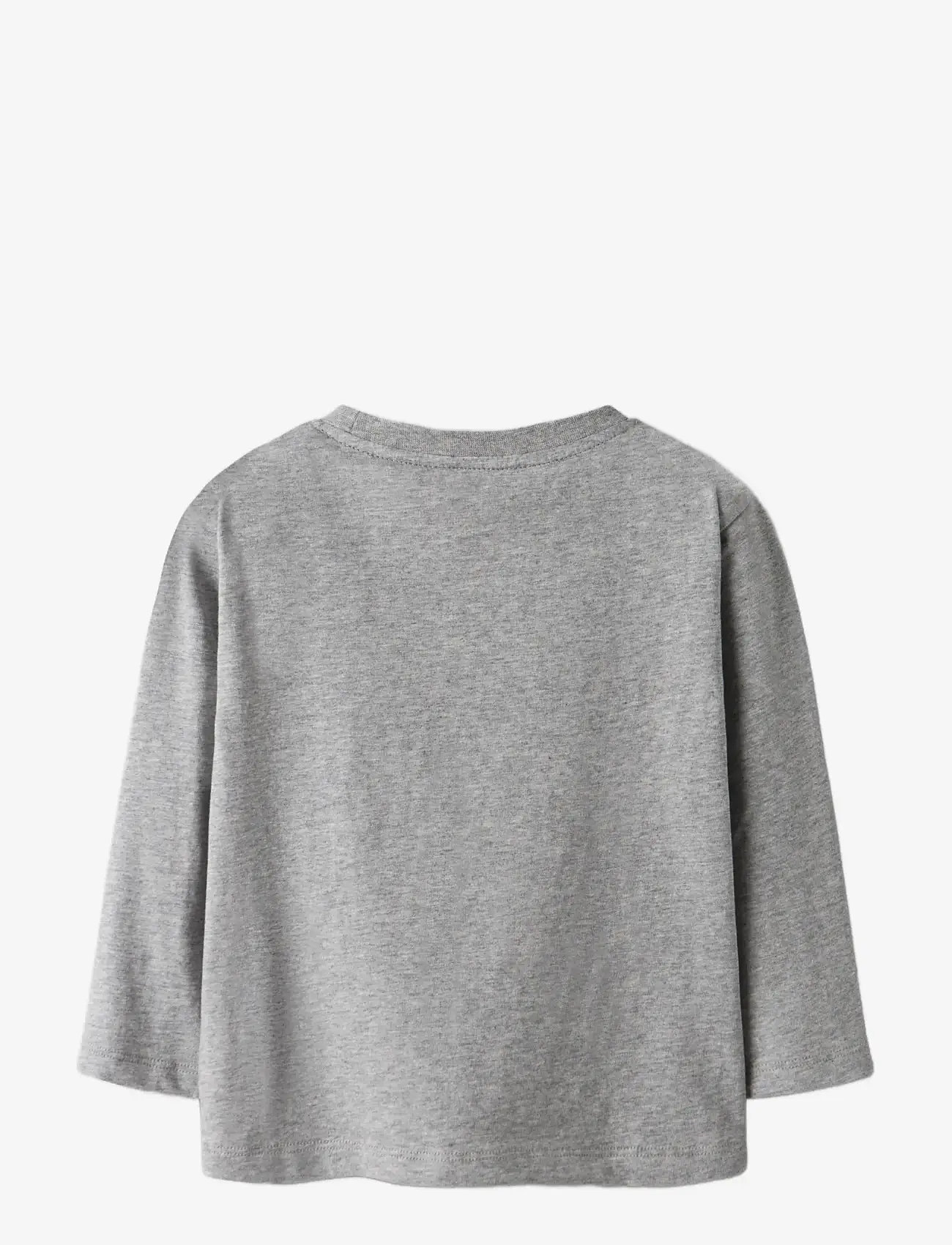 name it - NMMBILL LS NREG TOP BOX - langärmelige - grey melange - 2