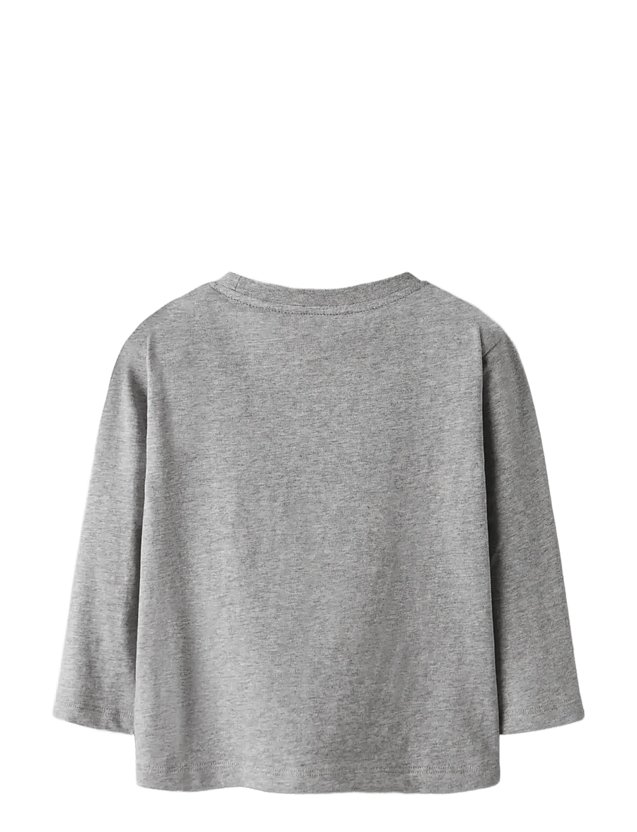 name it - NMMBILL LS NREG TOP BOX - langärmelig - grey melange - 2