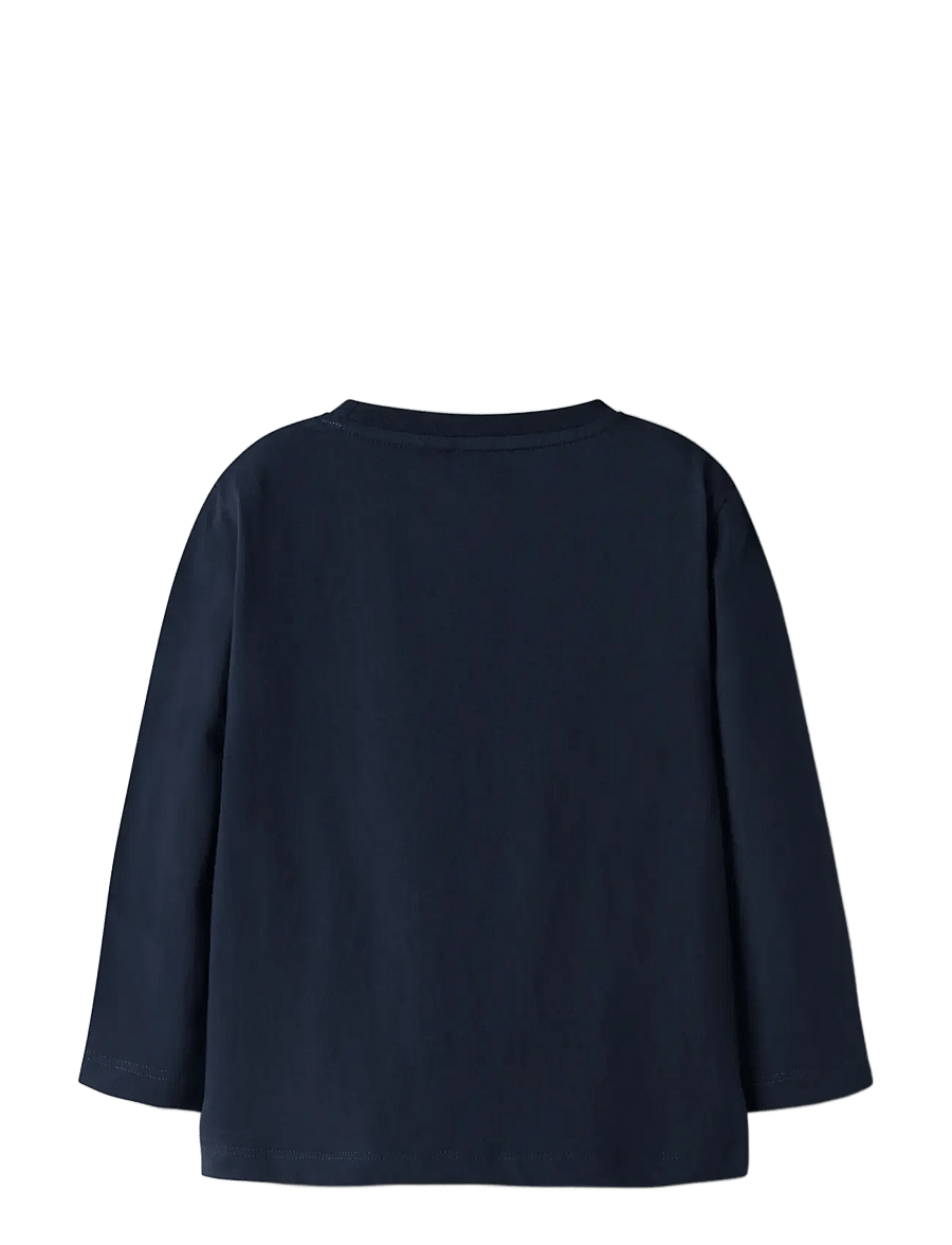 name it - NMMBILL LS NREG TOP BOX - langärmelig - navy blazer - 2