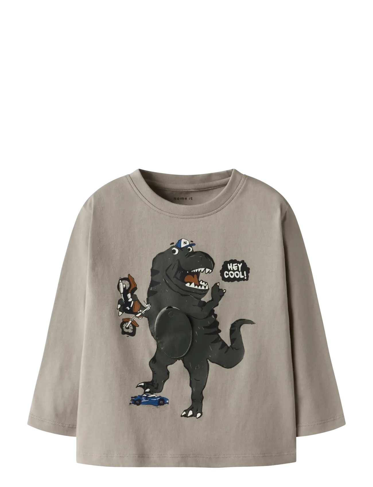 NAME IT Nmmbill Ls Nreg Oberteil Box Beige - 110 - Kinder