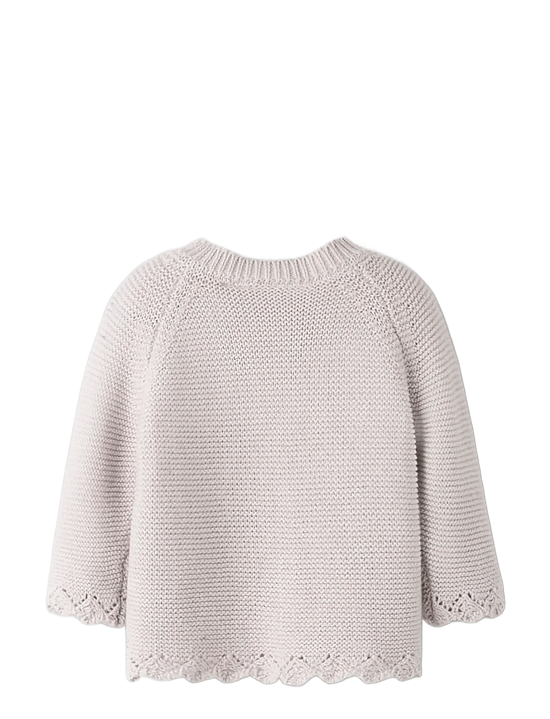 name it - NBFBALSALMI LS KNIT CARD - cardigans - lilac marble - 2