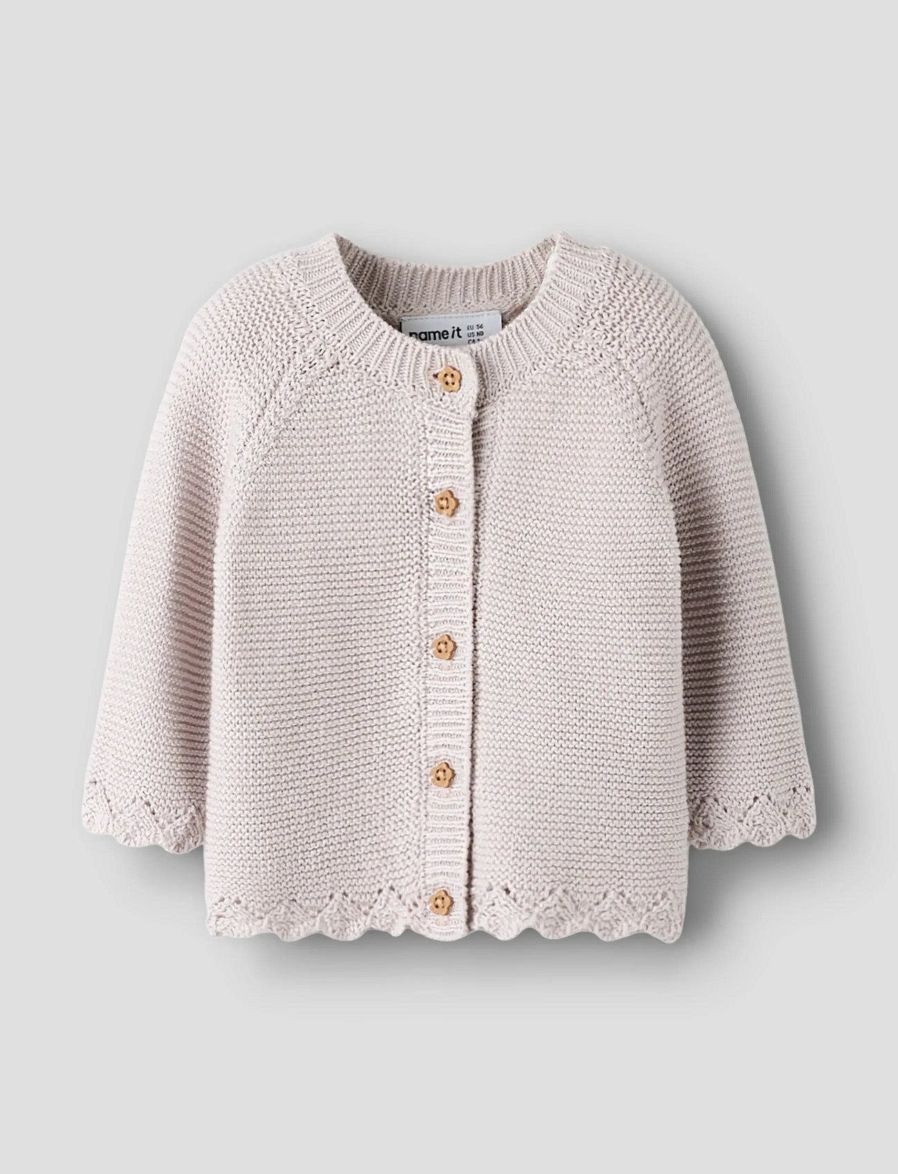 NBFBALSALMI LS KNIT CARD - LILAC