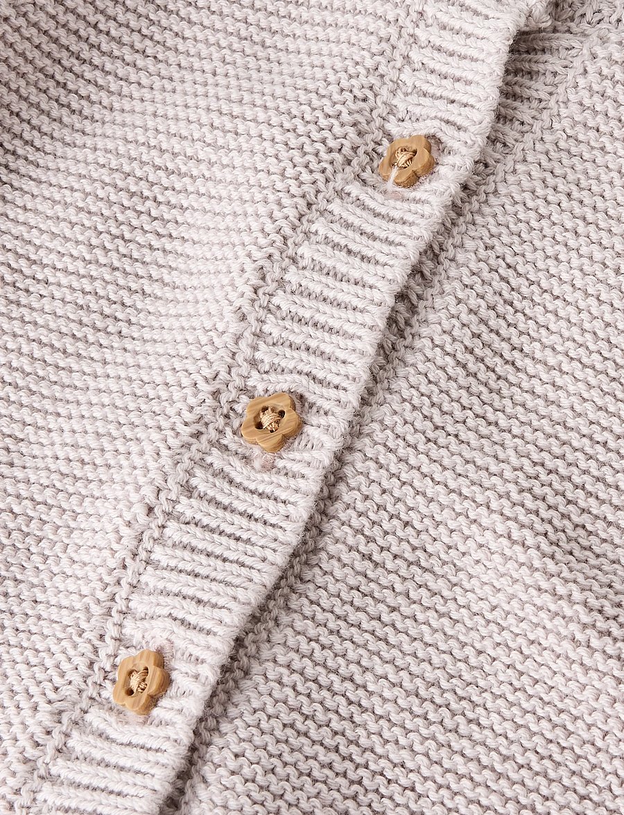 name it - NBFBALSALMI LS KNIT CARD - cardigans - lilac marble - 3