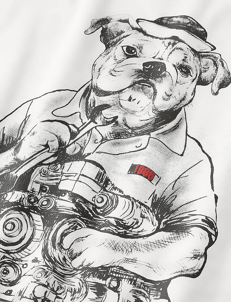 name it - NKMBENT SS NREG TOP BOX - kortærmede t-shirts - cloud dancer - 3