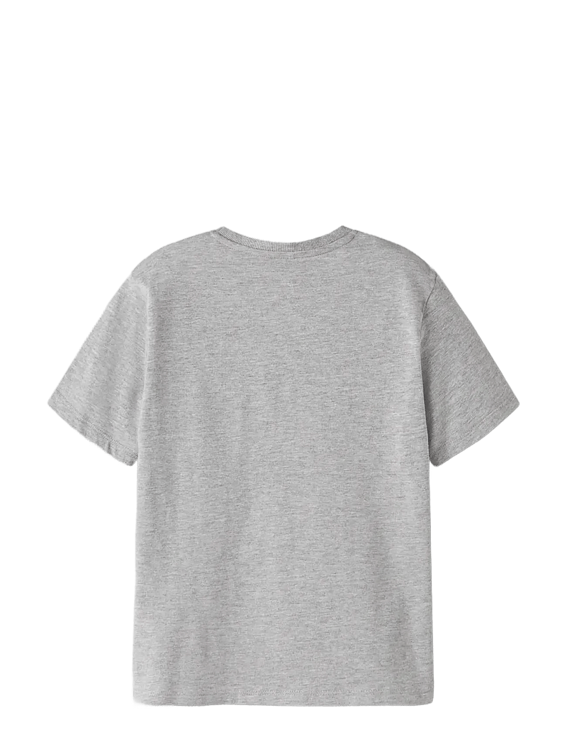 name it - NKMBENT SS NREG TOP BOX - lühikeste varrukatega t-särgid - grey melange - 2