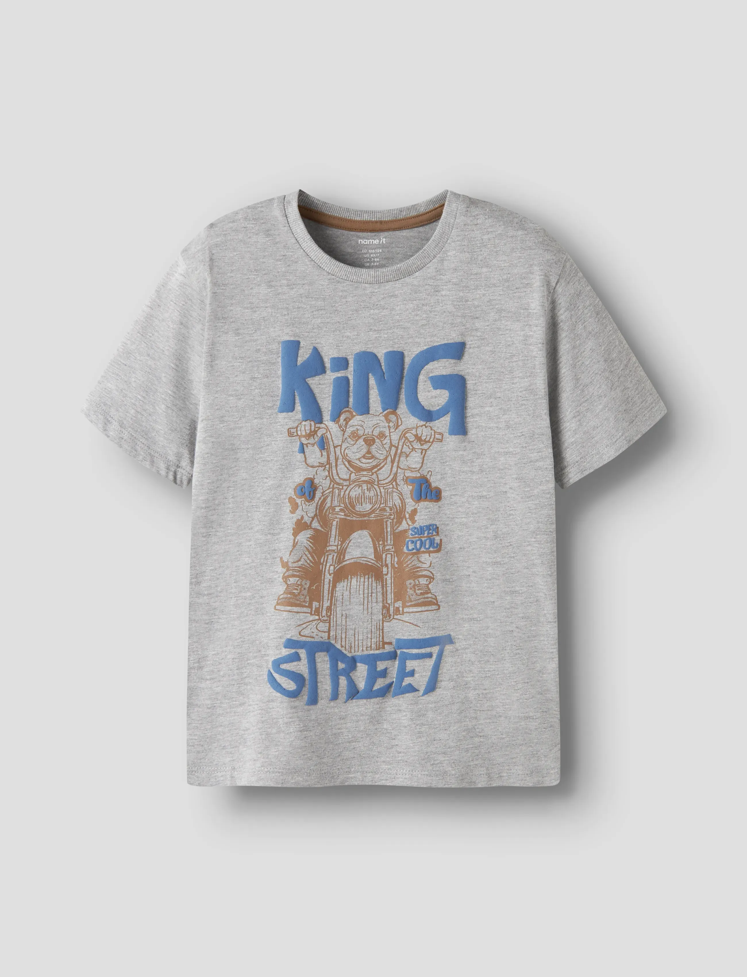 name it NKMBENT SS NREG TOP BOX - T-shirts - GREY MELANGE / grey