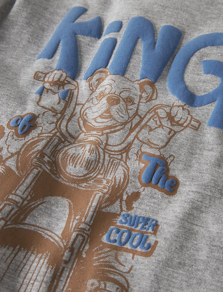 name it - NKMBENT SS NREG TOP BOX - kortärmade t-shirts - grey melange - 3