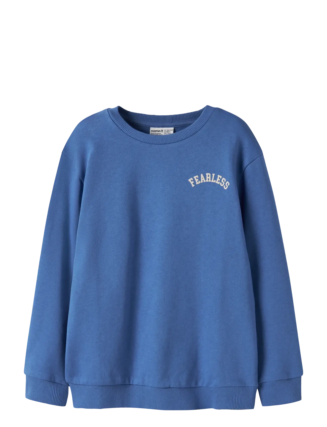 name it NKMBLAIN LS NREG SWEAT BRU - Riided - DELFT / blue