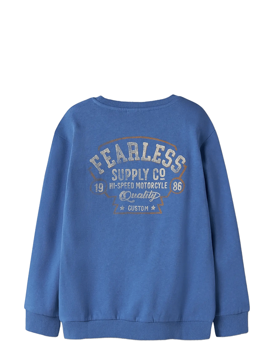 name it - NKMBLAIN LS NREG SWEAT BRU - dressipluusid - delft - 2