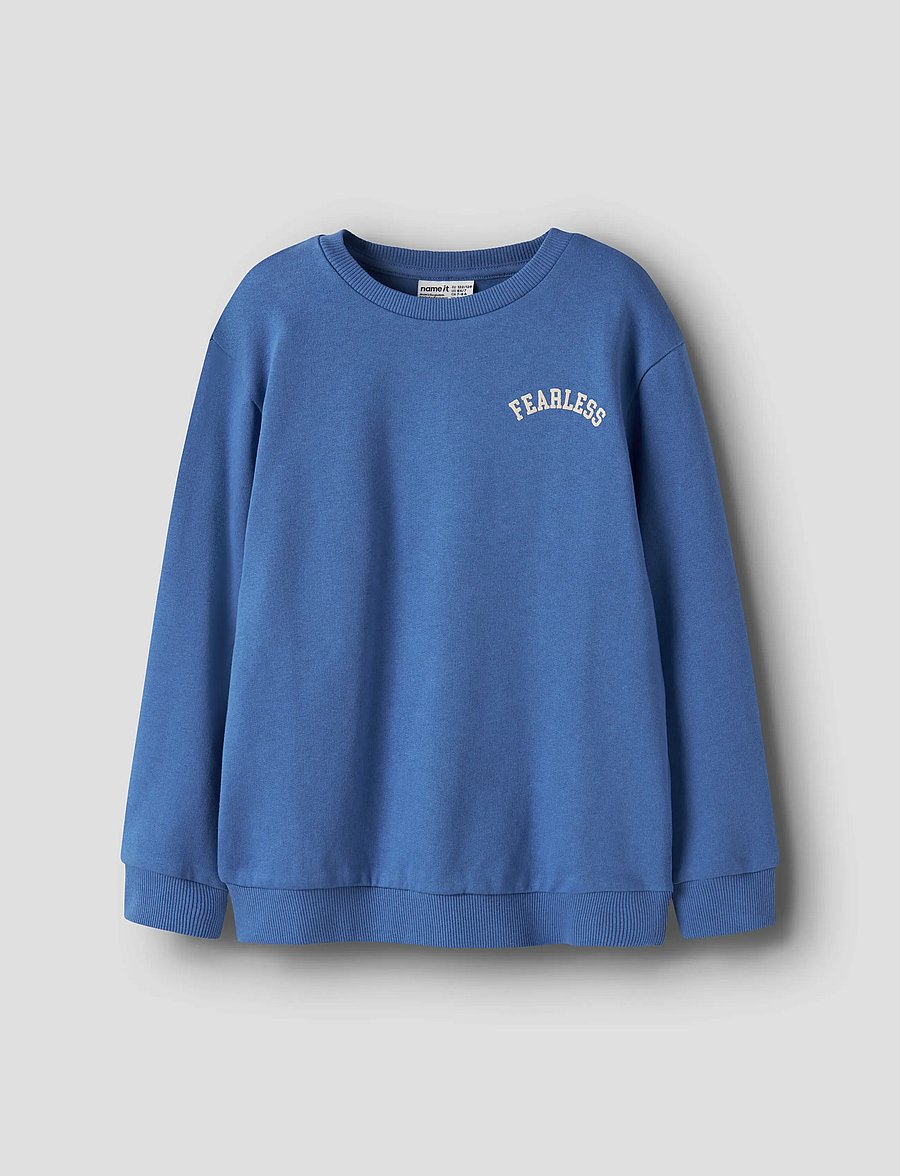 name it - NKMBLAIN LS NREG SWEAT BRU - dressipluusid - delft - 0
