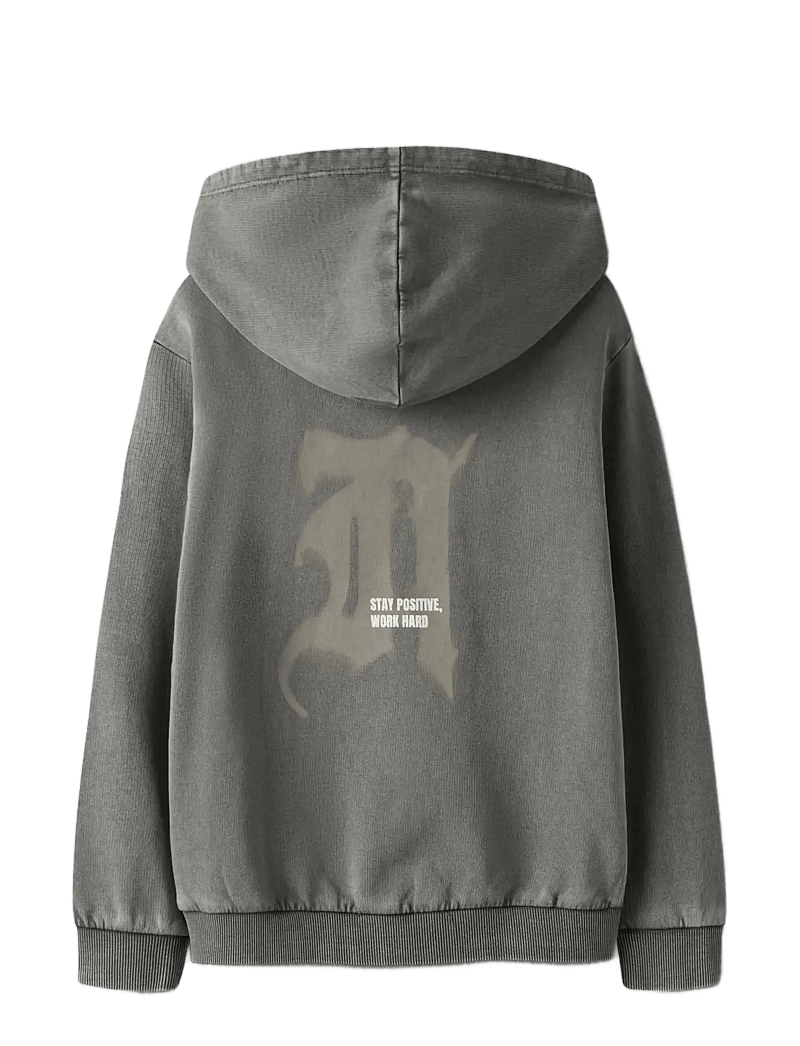name it - NKMBROOK LS NREG SWEAT WH UNB BOX - hættetrøjer - urban chic - 2