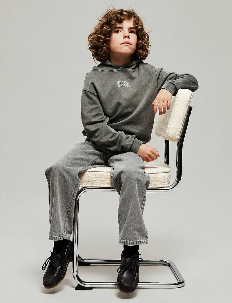 name it - NKMBROOK LS NREG SWEAT WH UNB BOX - hættetrøjer - urban chic - 4