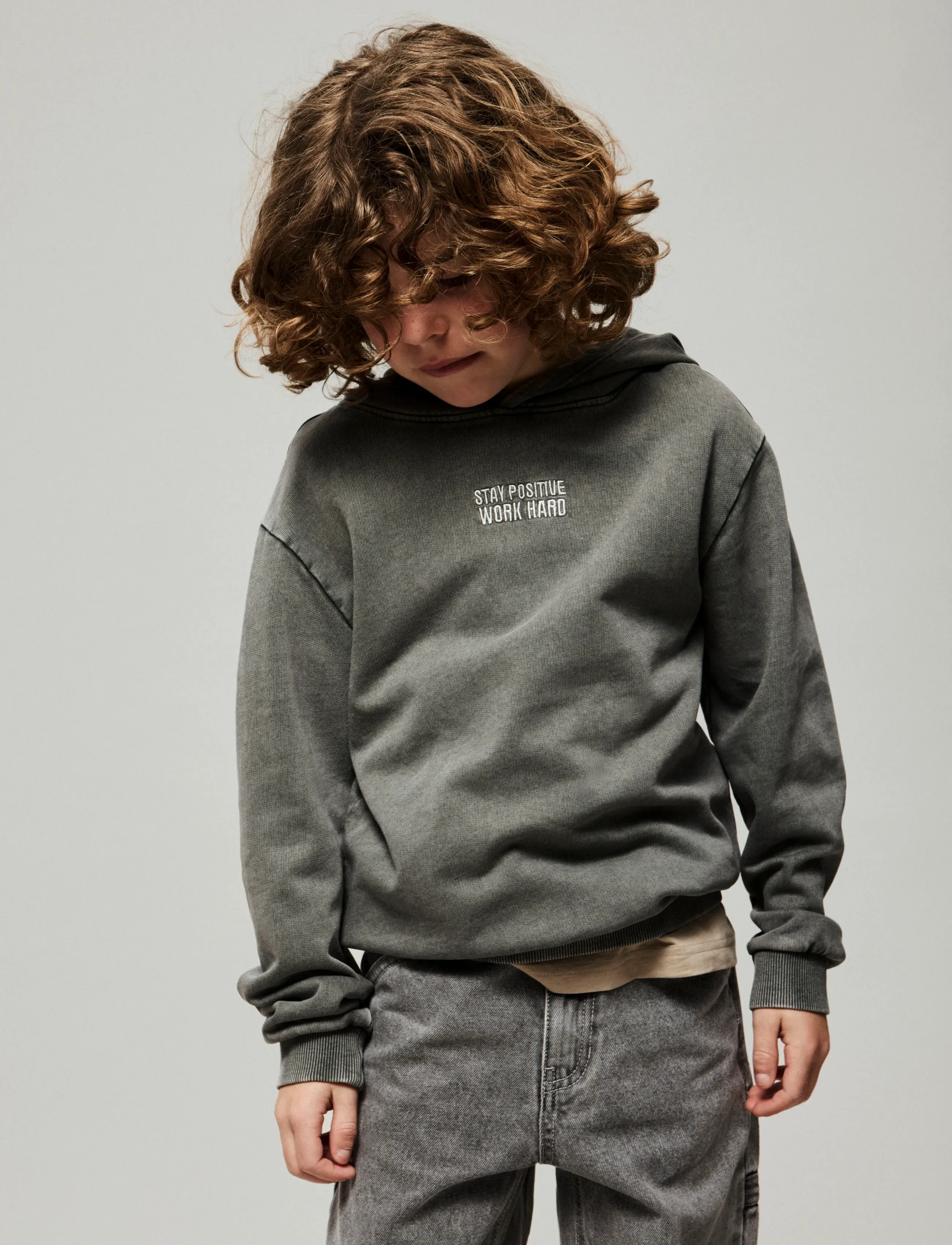 name it - NKMBROOK LS NREG SWEAT WH UNB BOX - pulls à capuche - urban chic - 5