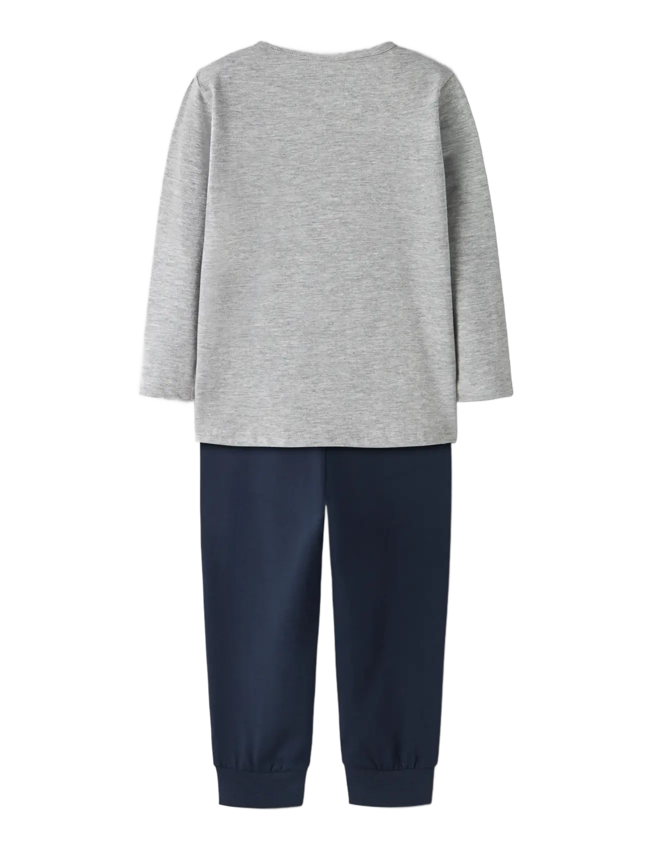name it - NMMNIGHTSET GREY FIRETRUCK NOOS - pyjama-sets - grey melange - 2