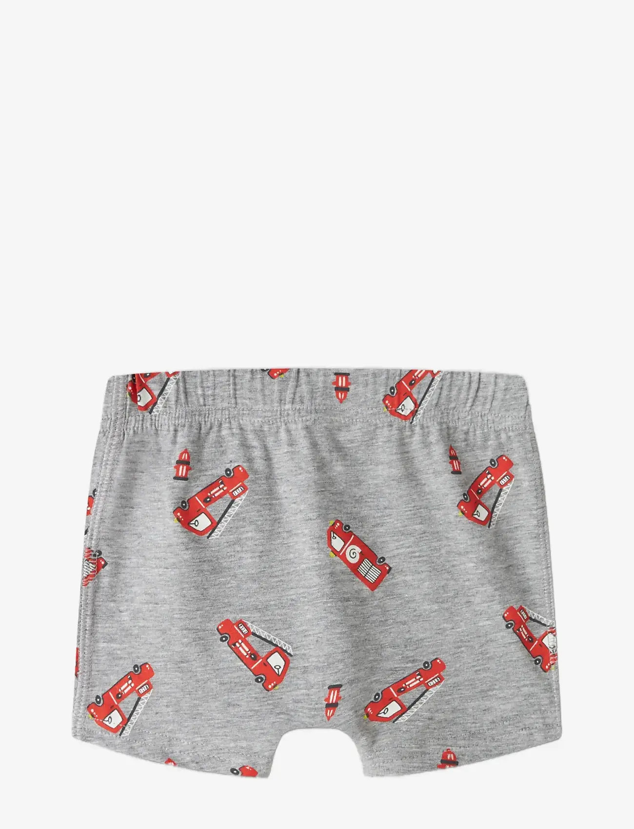 name it - NMMTIGHTS 3P GREY FIRETRUCK NOOS - kalsonger - grey melange - 2