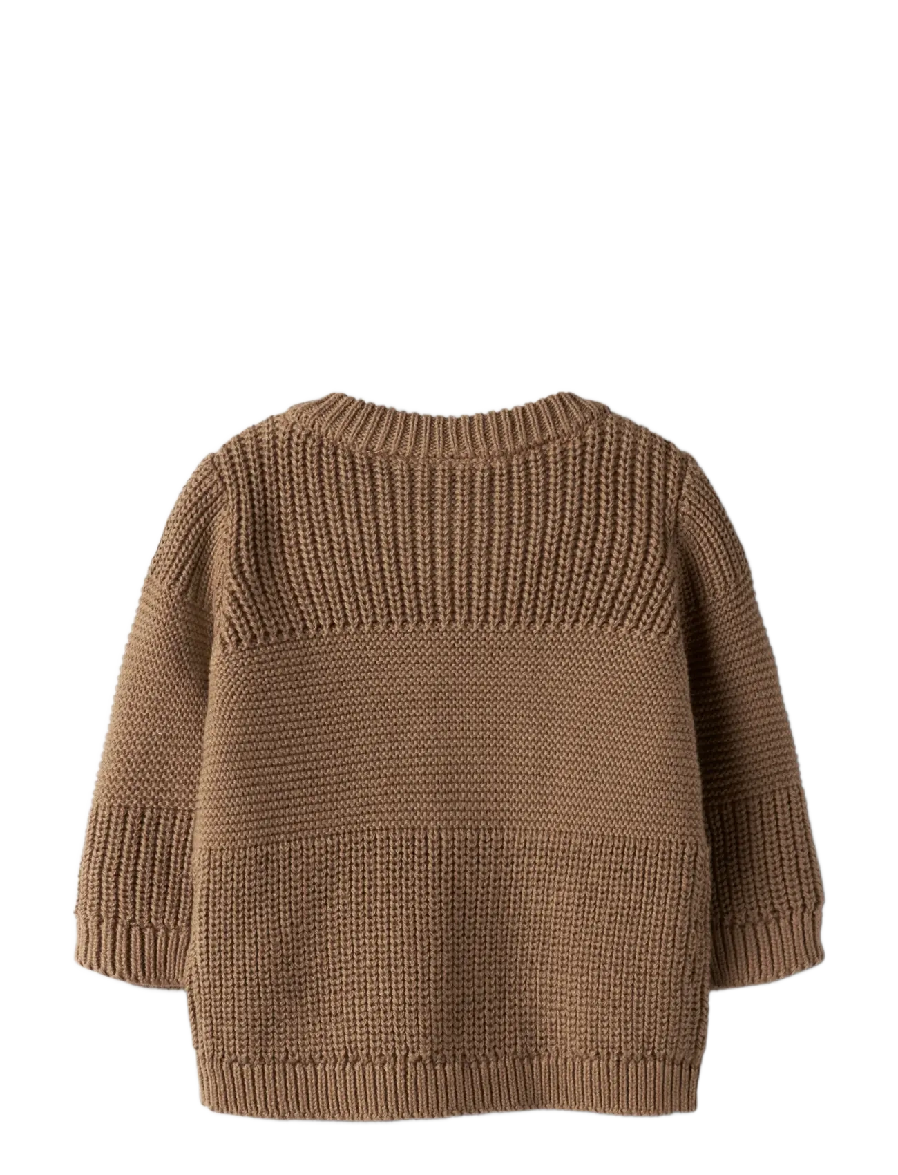 name it - NBMBOYS LS KNIT CARD - cardigans - toasted coconut - 2