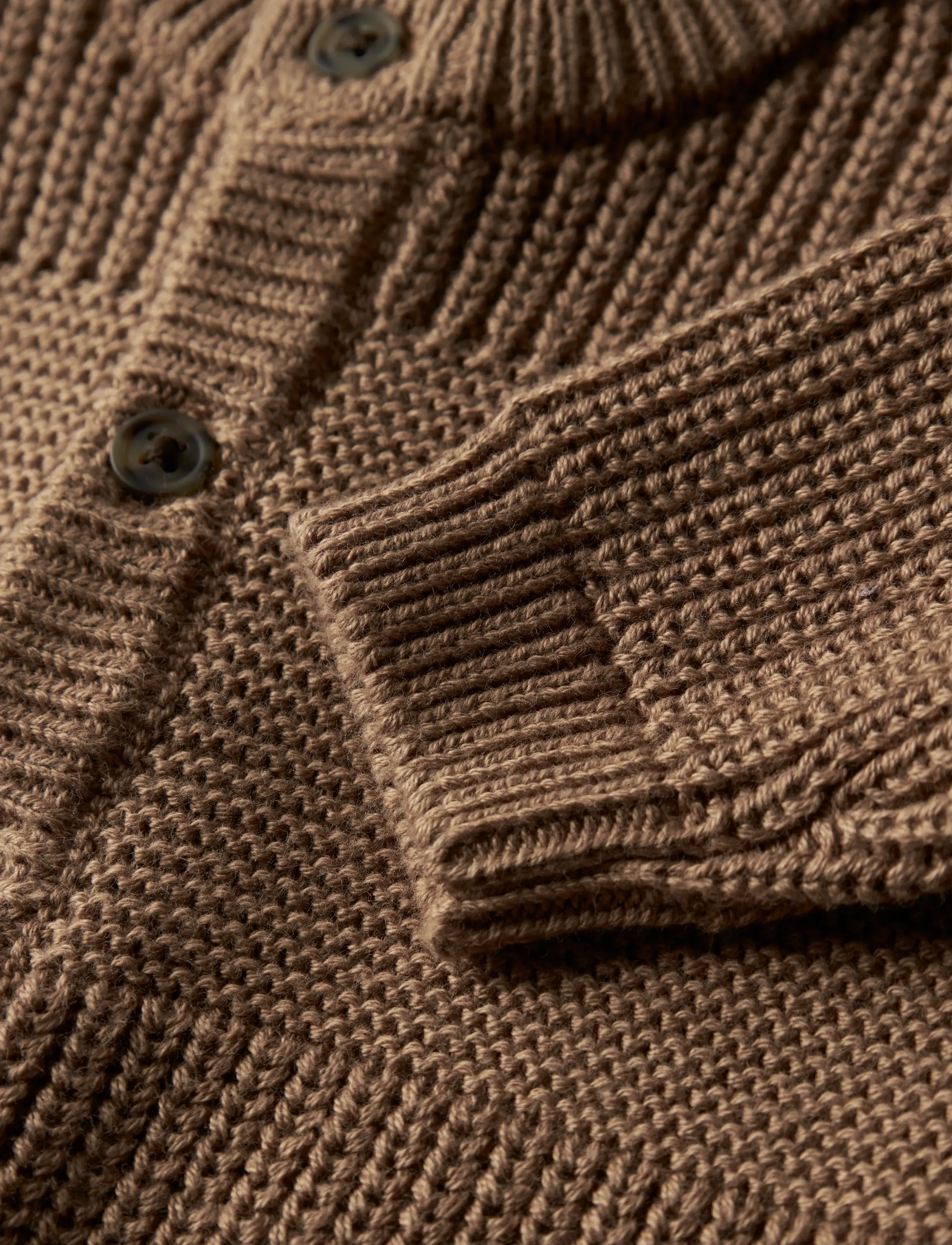 name it - NBMBOYS LS KNIT CARD - cardigans - toasted coconut - 3