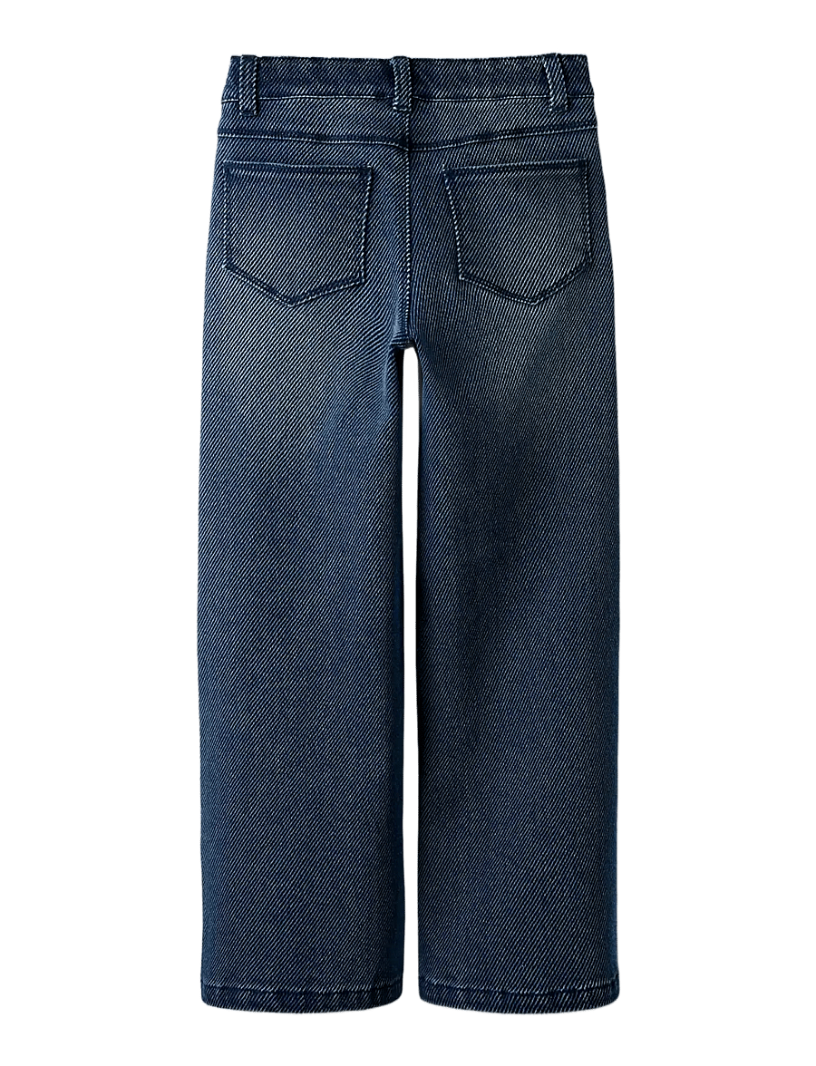 name it - NKFSALLI X-WIDE JEANS 4041-VR L - hosen mit weitem bein - dark blue denim - 2