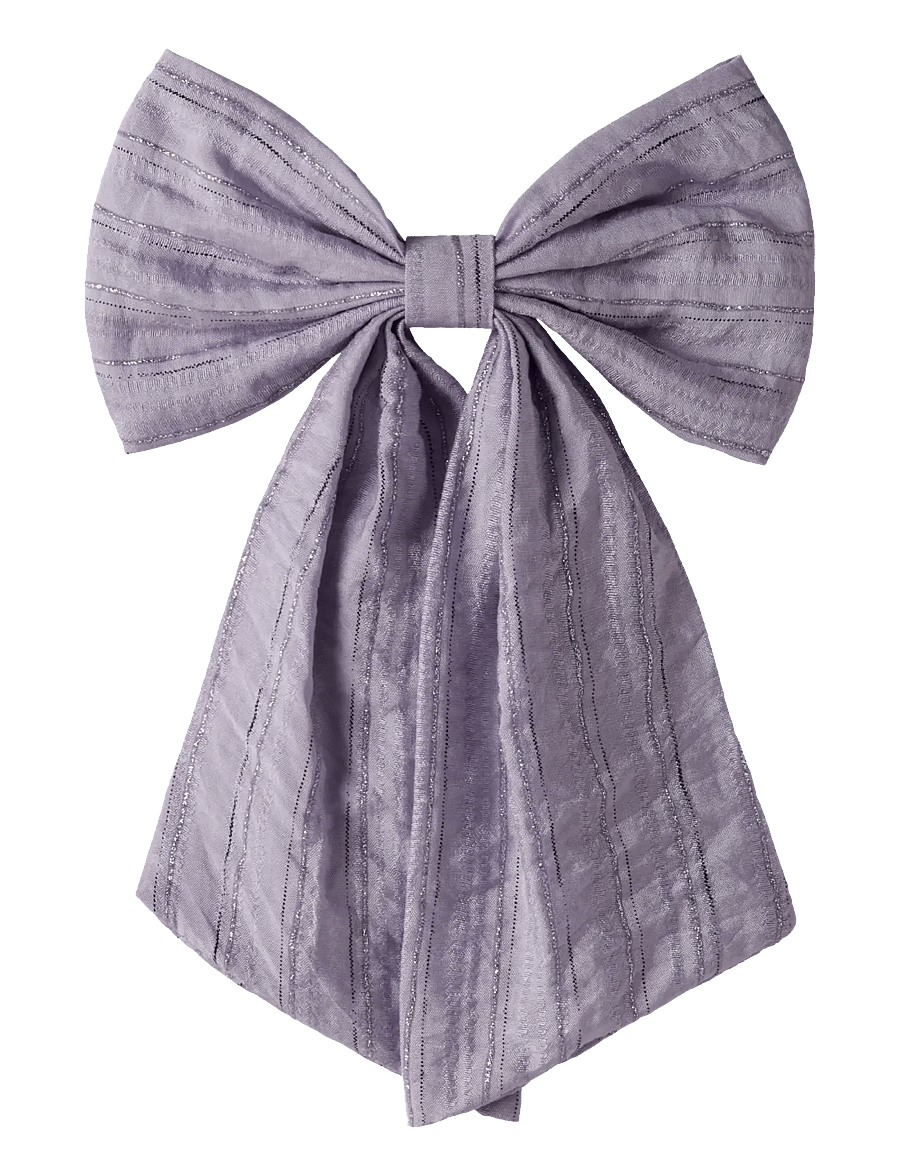 name it - NKFTANNI HAIRBOW - juukseaksessuaarid - lavender gray - 1