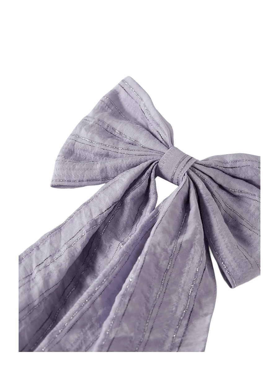 name it - NKFTANNI HAIRBOW - juukseaksessuaarid - lavender gray - 3