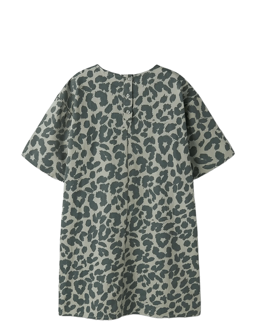 name it - NKFBELATE SS DRESS - lühikeste varrukatega vabaaja kleidid - shadow - 1