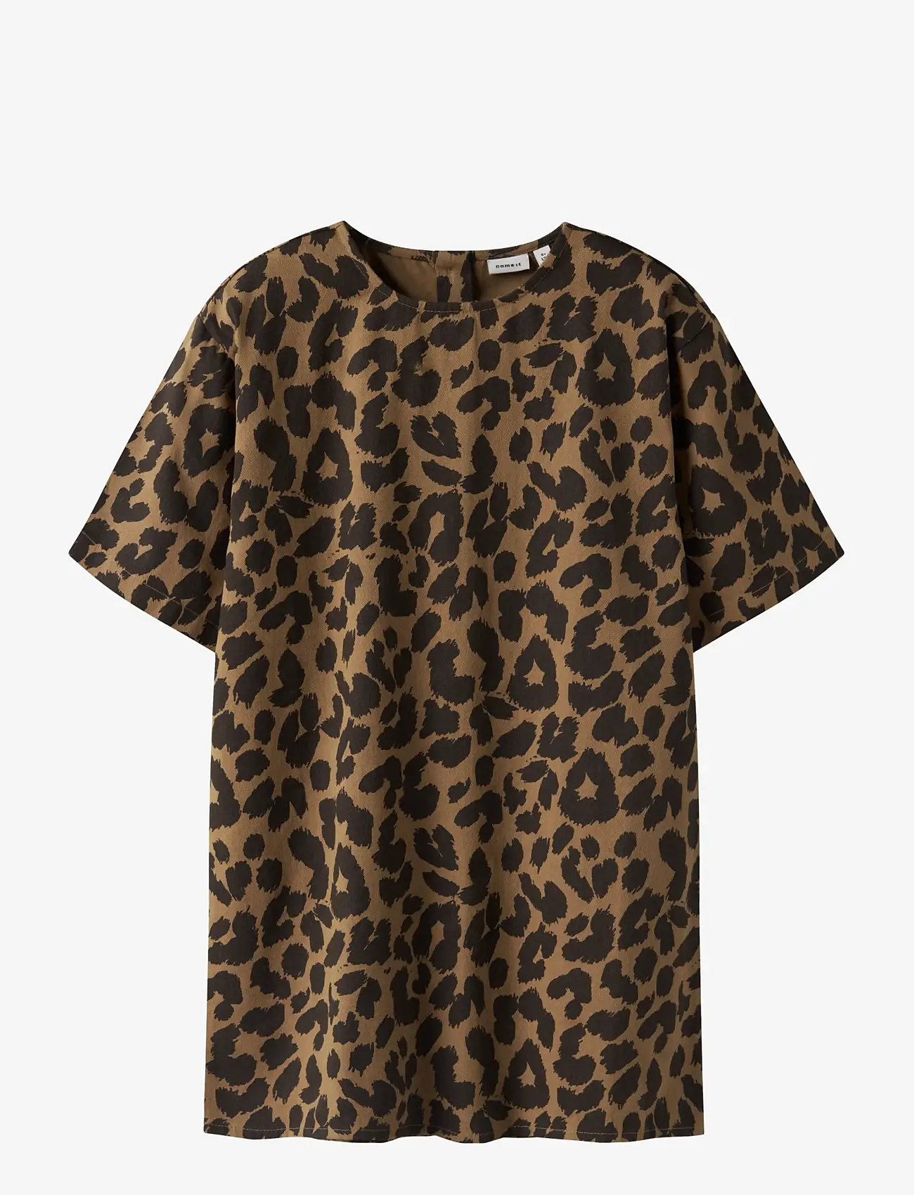 name it - NKFBELATE SS DRESS - kurzärmelige freizeitkleider - toasted coconut - 1