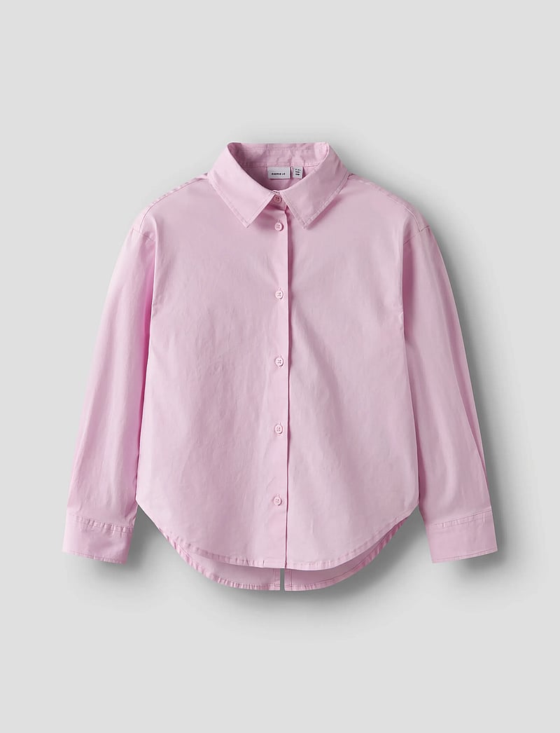 name it - NKFBINETTE LS RLX SHIRT - langærmede skjorter - pirouette - 0
