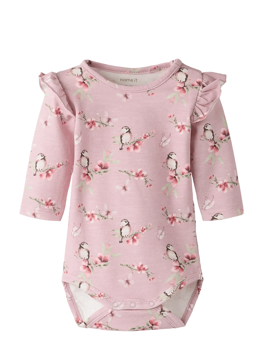 name it - NBFBETTY LS BODY - langärmelige bodys - dawn pink - 1