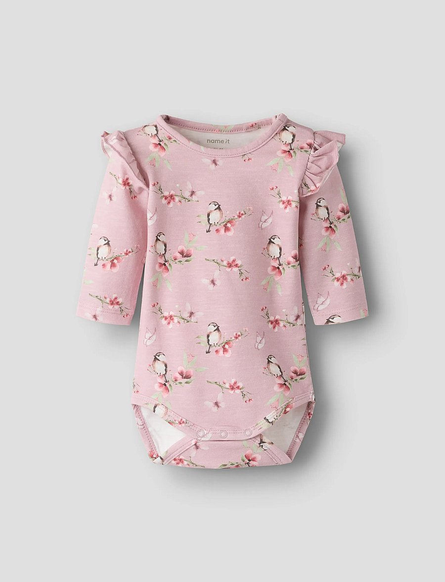 name it - NBFBETTY LS BODY - langärmelige bodys - dawn pink - 0
