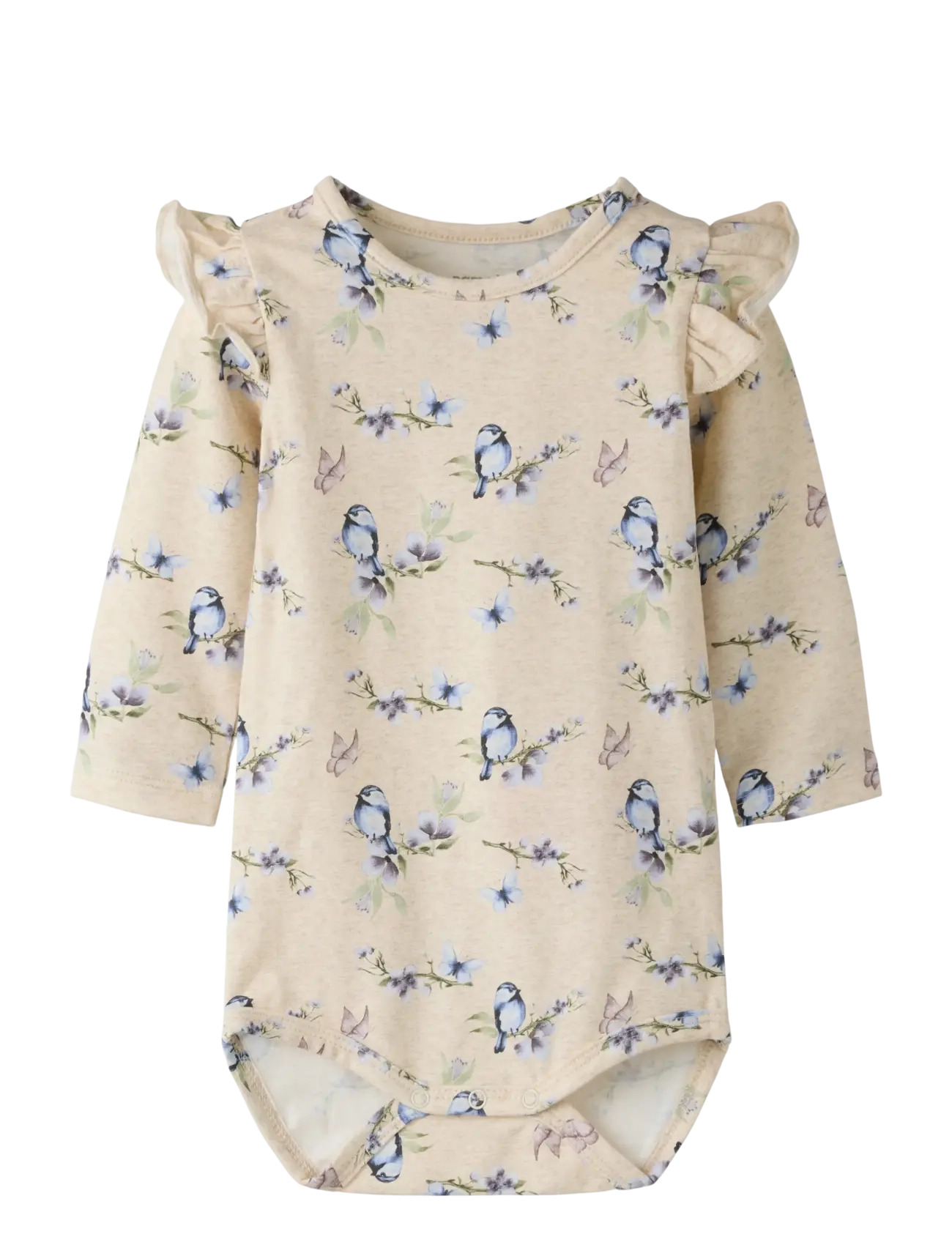 name it NBFBETTY LS BODY - 4 for 3 - PEYOTE MELANGE / cream