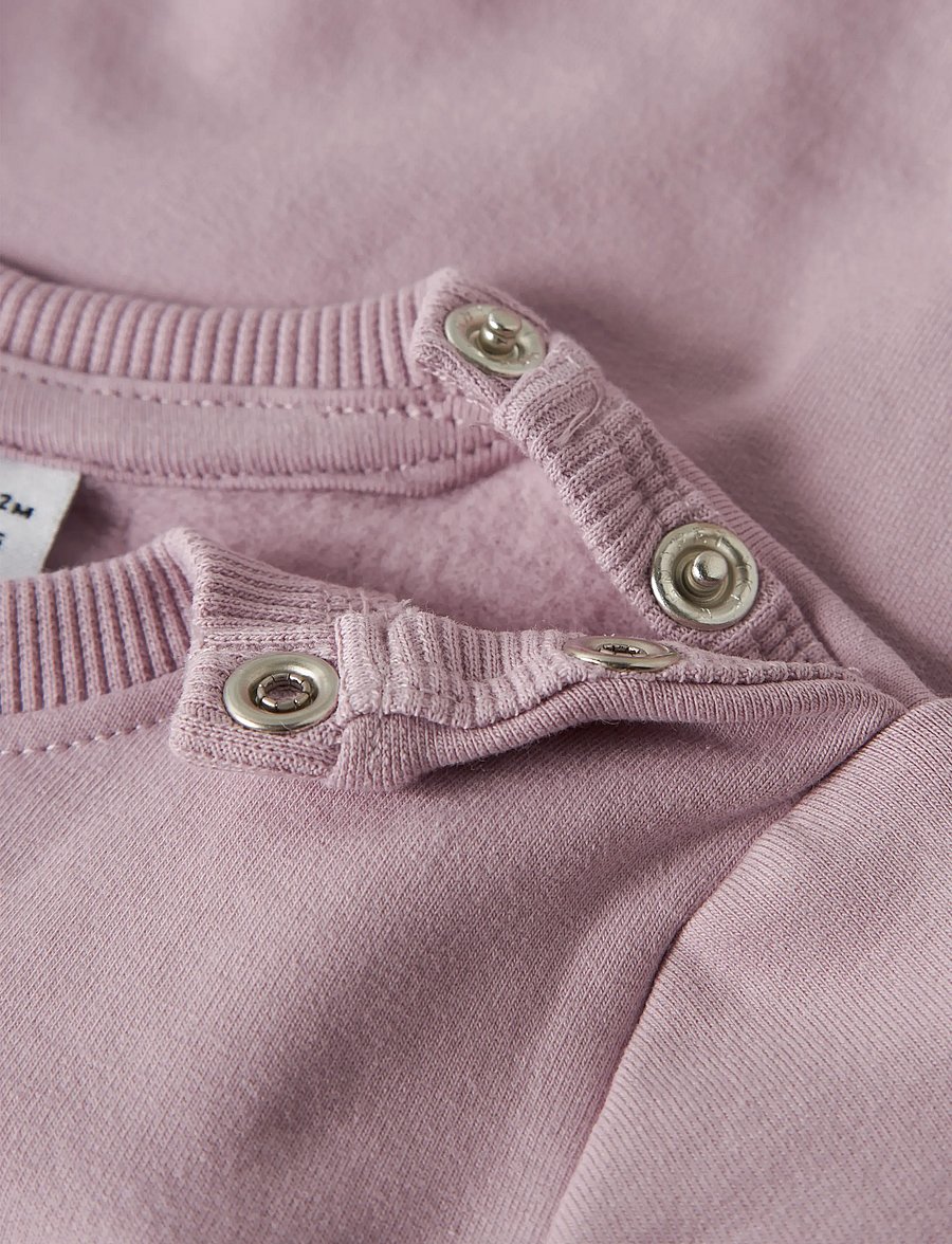 name it - NBFBETINA LS SWEAT BRU - sweatshirts - dawn pink - 3