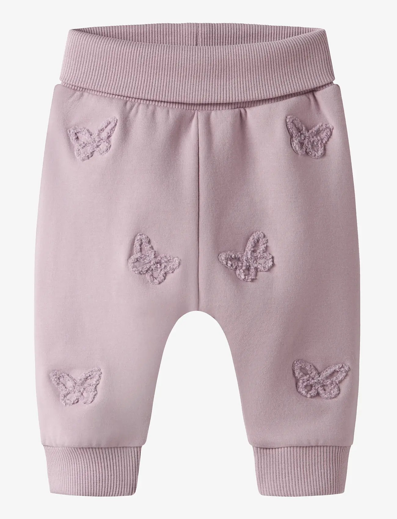 name it - NBFBETINA SWEAT PANT BRU - mjukisbyxor - dawn pink - 1