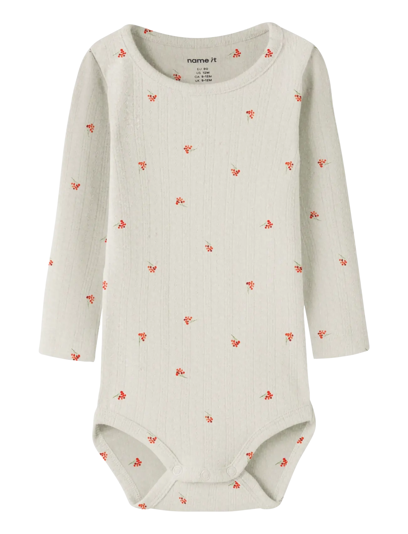 name it NBFBERRIES LS BODY BOX - Pikkade varrukatega - PEYOTE MELANGE / white