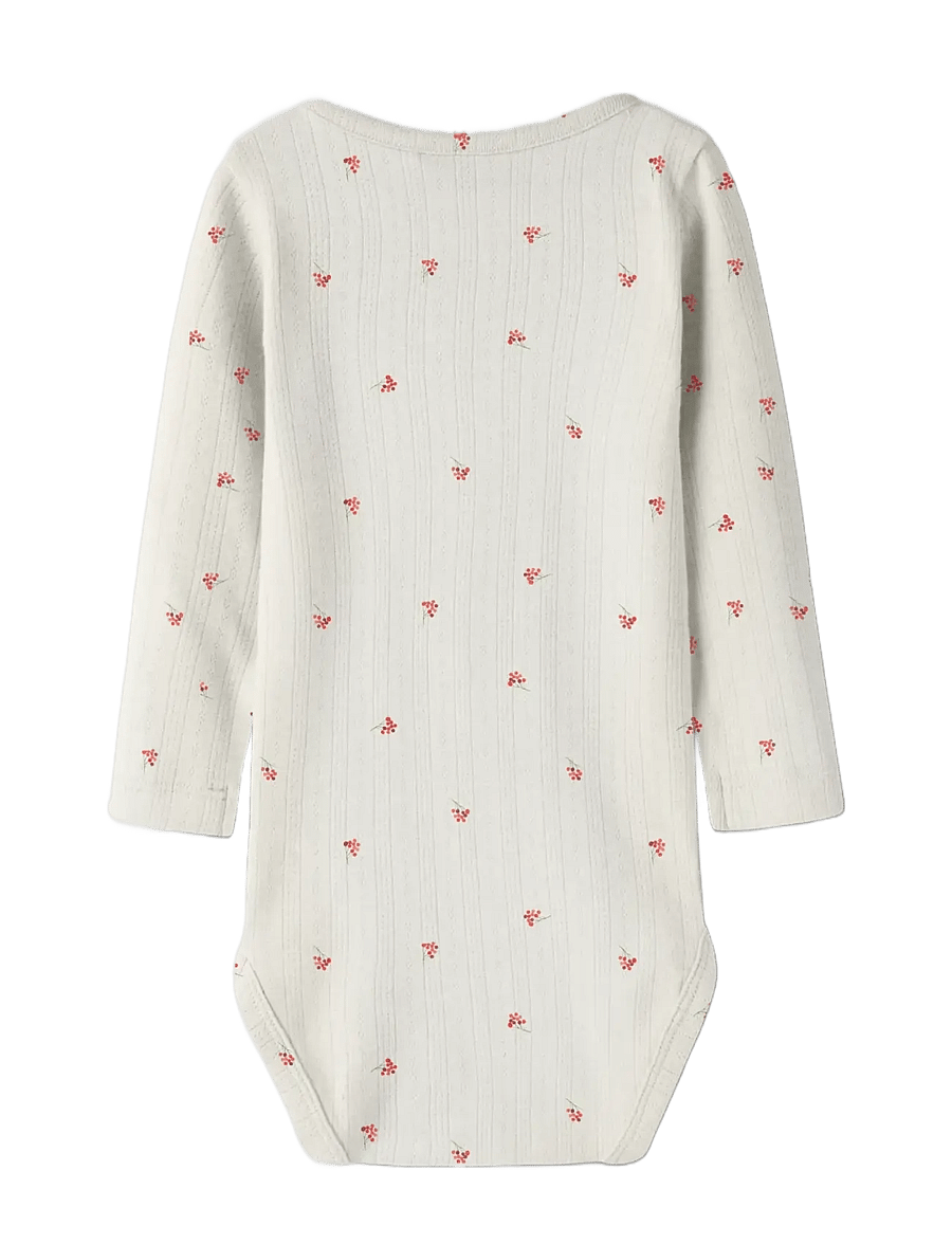 name it - NBFBERRIES LS BODY BOX - langærmede heldragter - peyote melange - 1