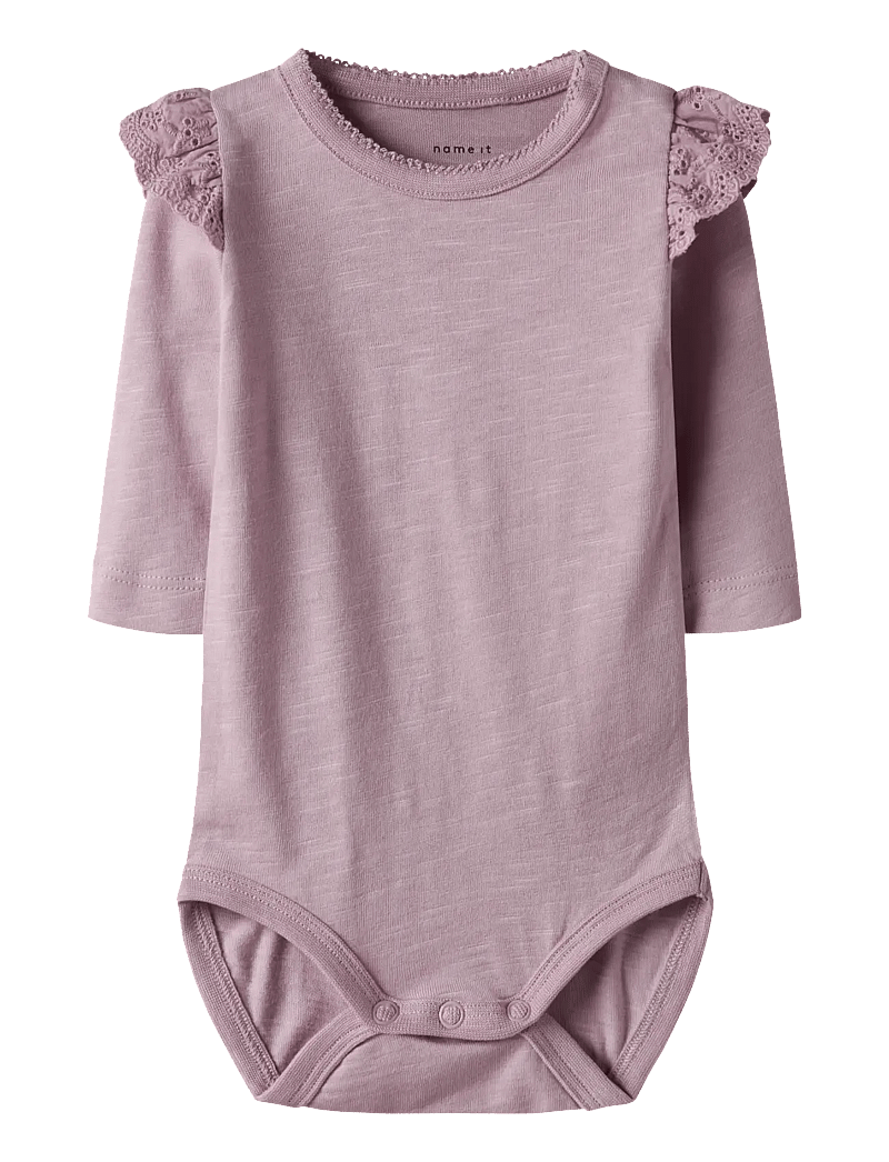 name it - NBFBRIANNE LS BODY - langärmelige bodys - dawn pink - 1