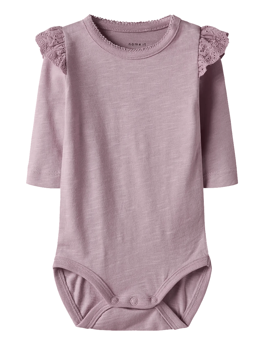 name it - NBFBRIANNE LS BODY - langärmelige bodys - dawn pink - 1