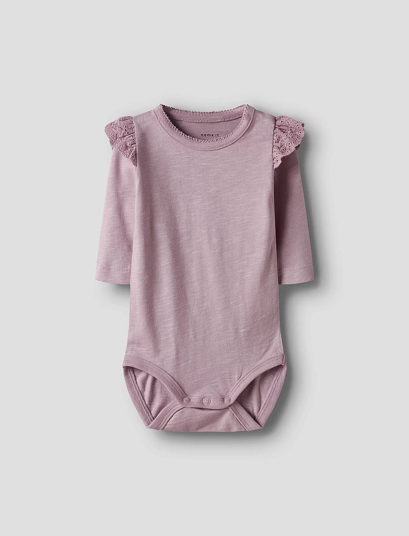 name it - NBFBRIANNE LS BODY - langärmelige bodys - dawn pink - 0