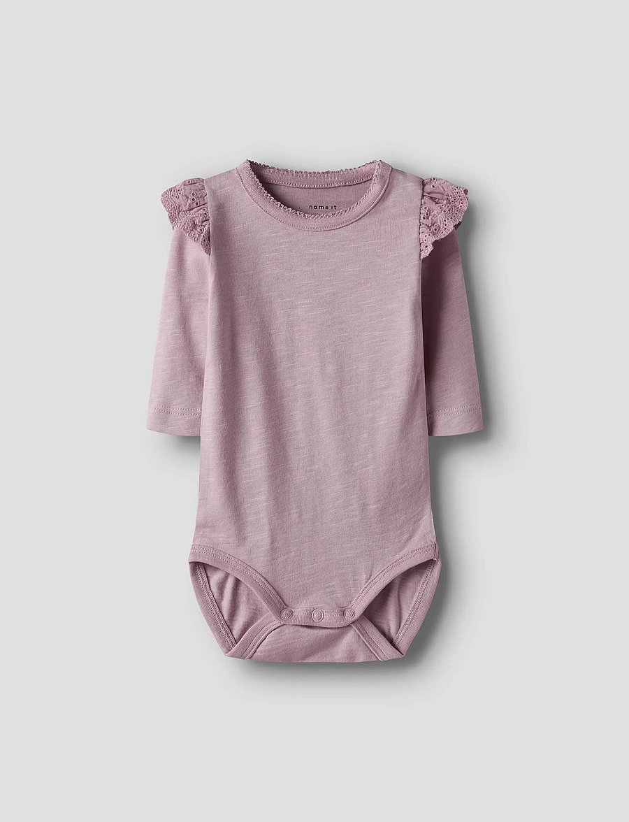 name it - NBFBRIANNE LS BODY - langärmelige bodys - dawn pink - 0