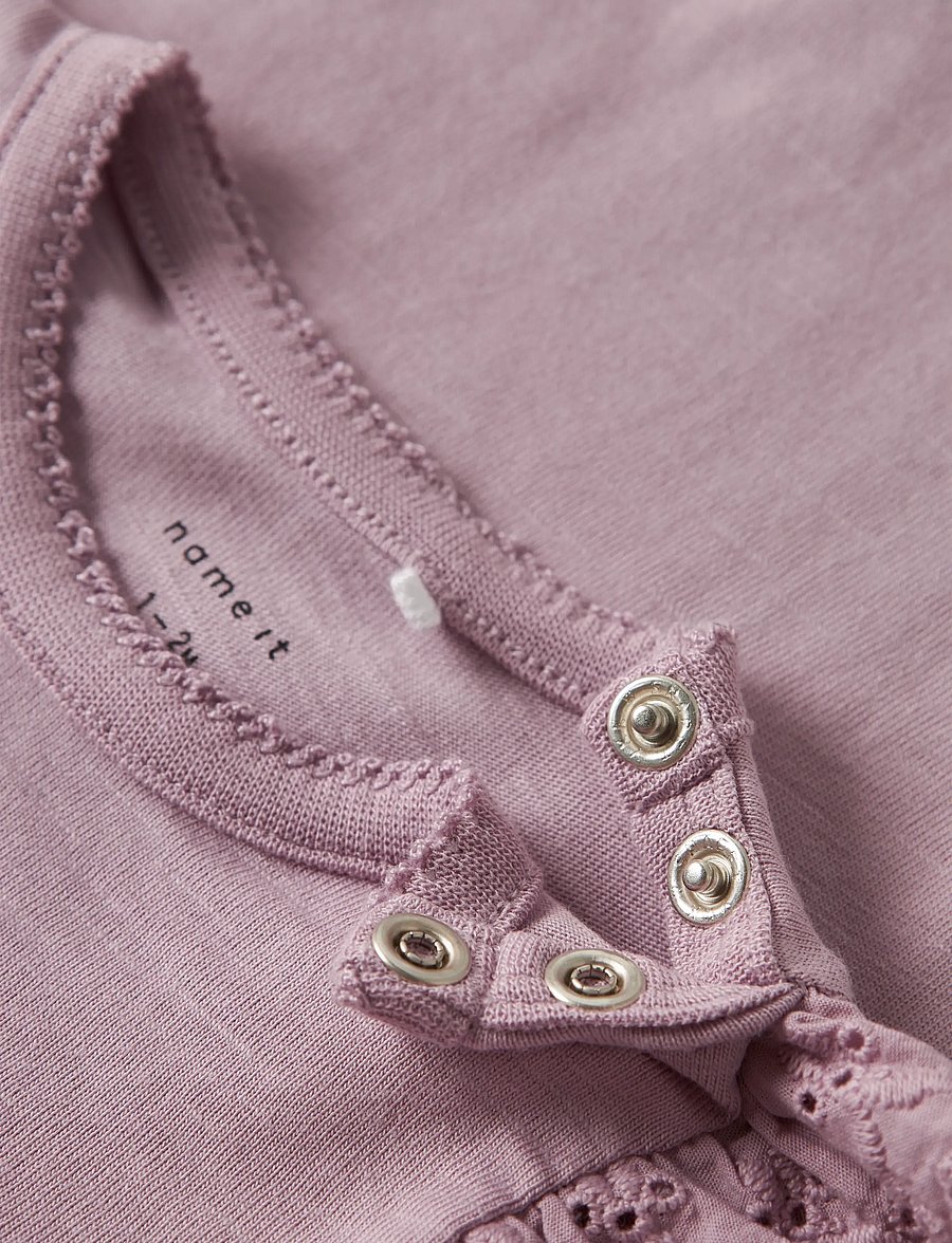 name it - NBFBRIANNE LS BODY - langärmelige bodys - dawn pink - 3