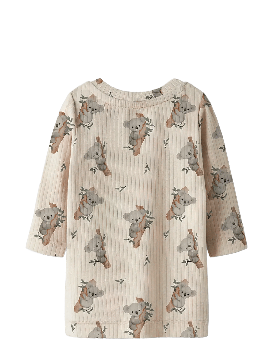name it - NBMBOALA LS TOP - langärmelig - peyote melange - 2