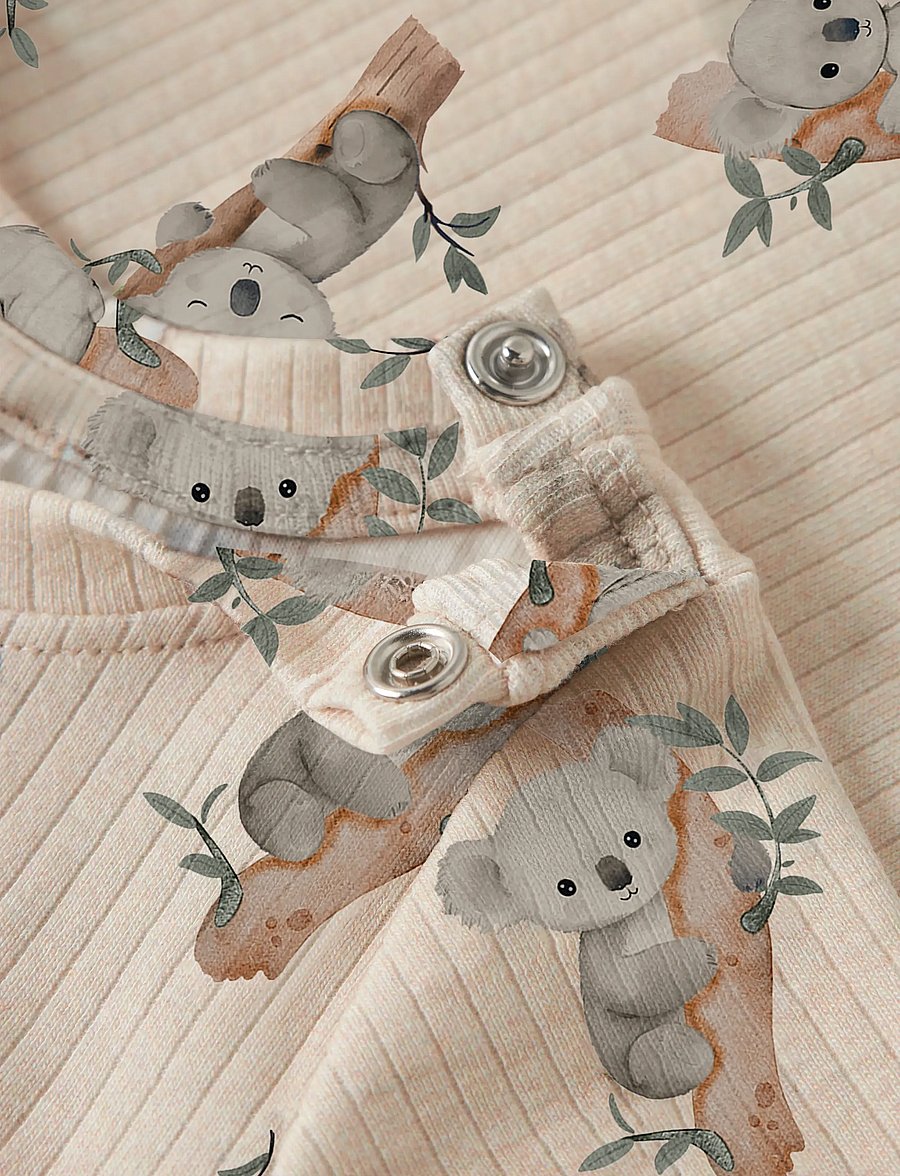 name it - NBMBOALA LS TOP - langärmelig - peyote melange - 3
