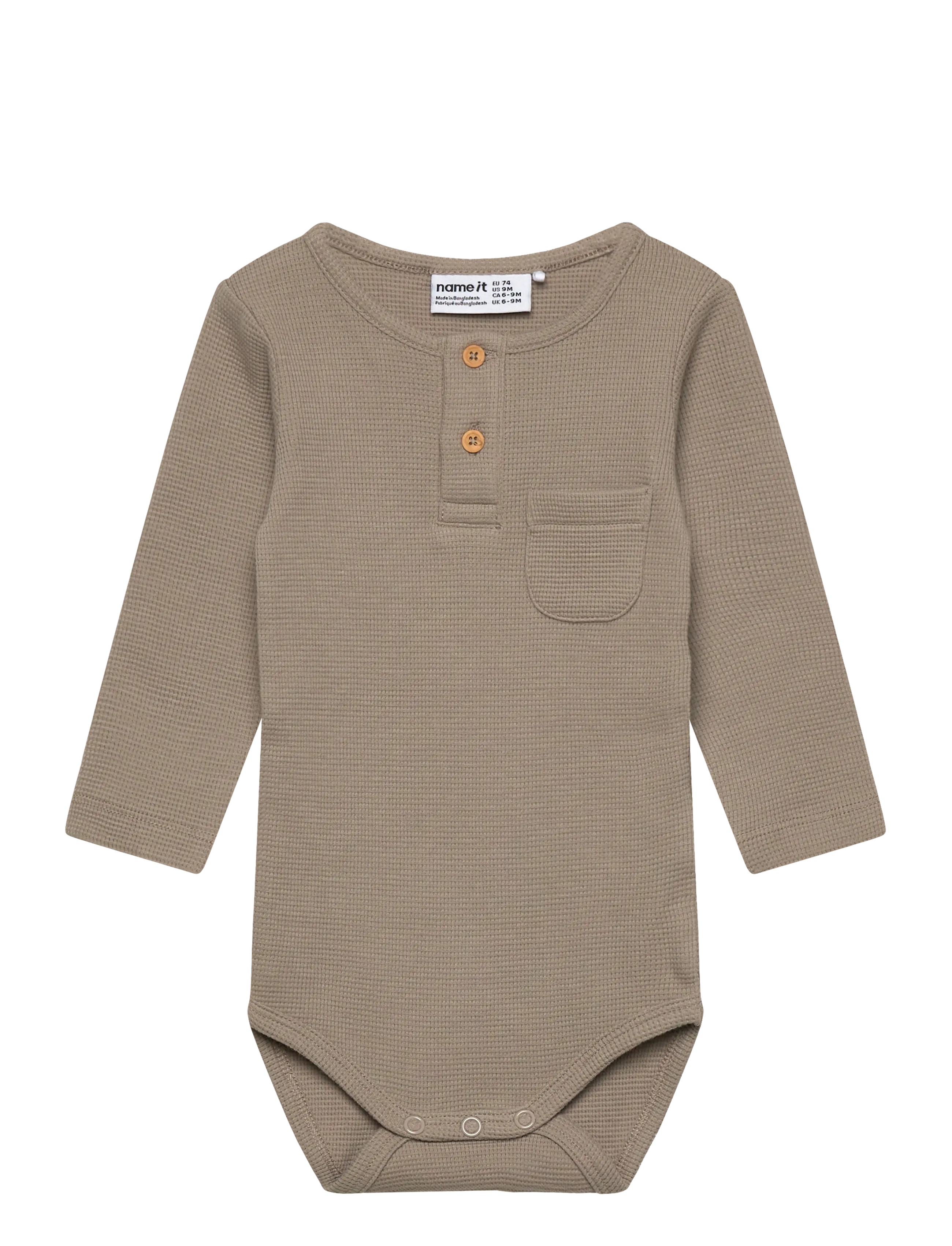 name it NBMBALON LS BODY - 4 for 3 - VINTAGE KHAKI / brown