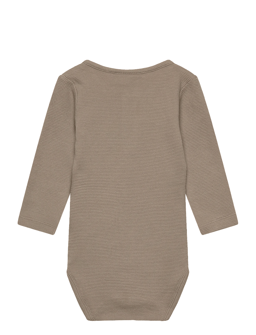 name it - NBMBALON LS BODY - långärmade bodies - vintage khaki - 1