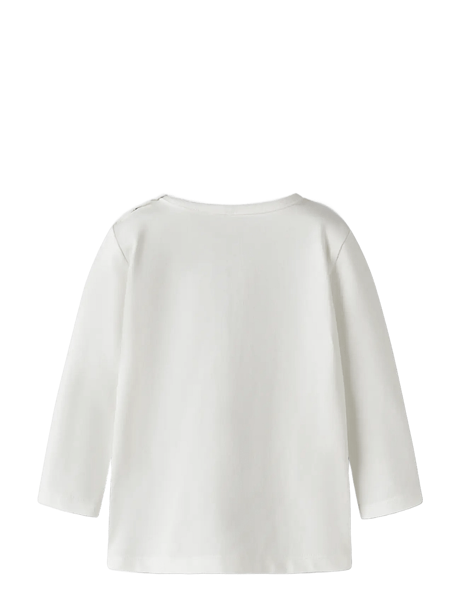 name it - NBMBENT LS TOP BOX - langärmelig - cloud dancer - 2