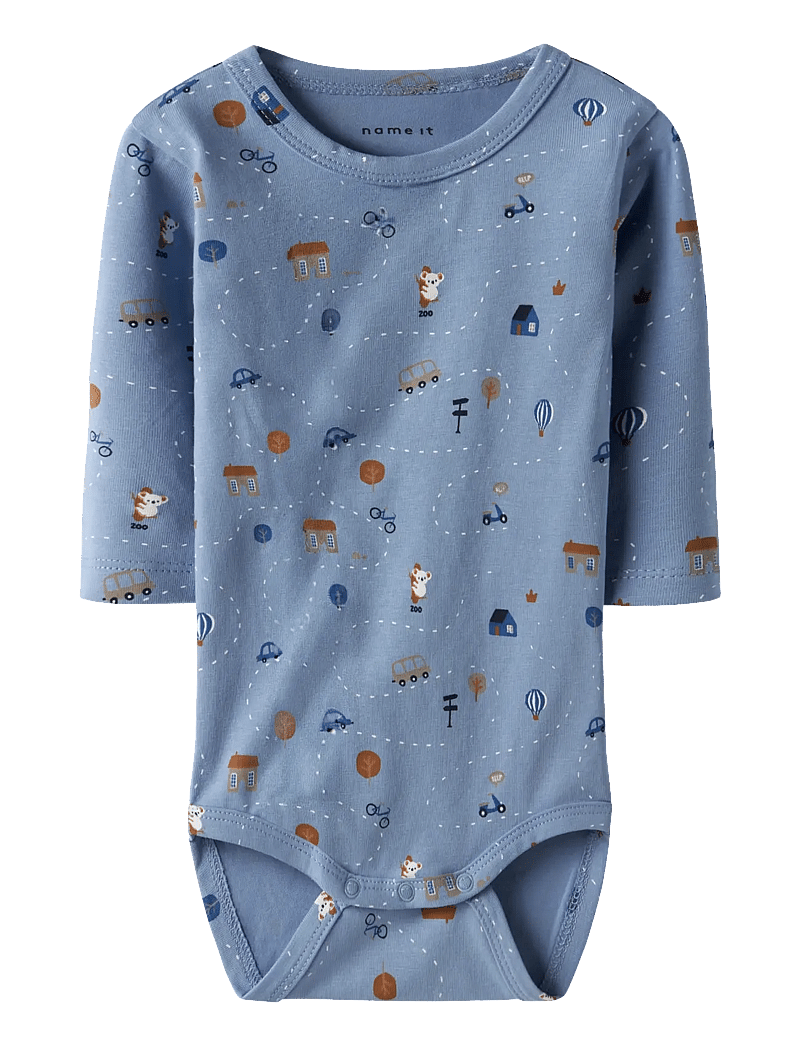 name it - NBMBOCAR LS BODY - langærmede bodyer - endless sky - 0