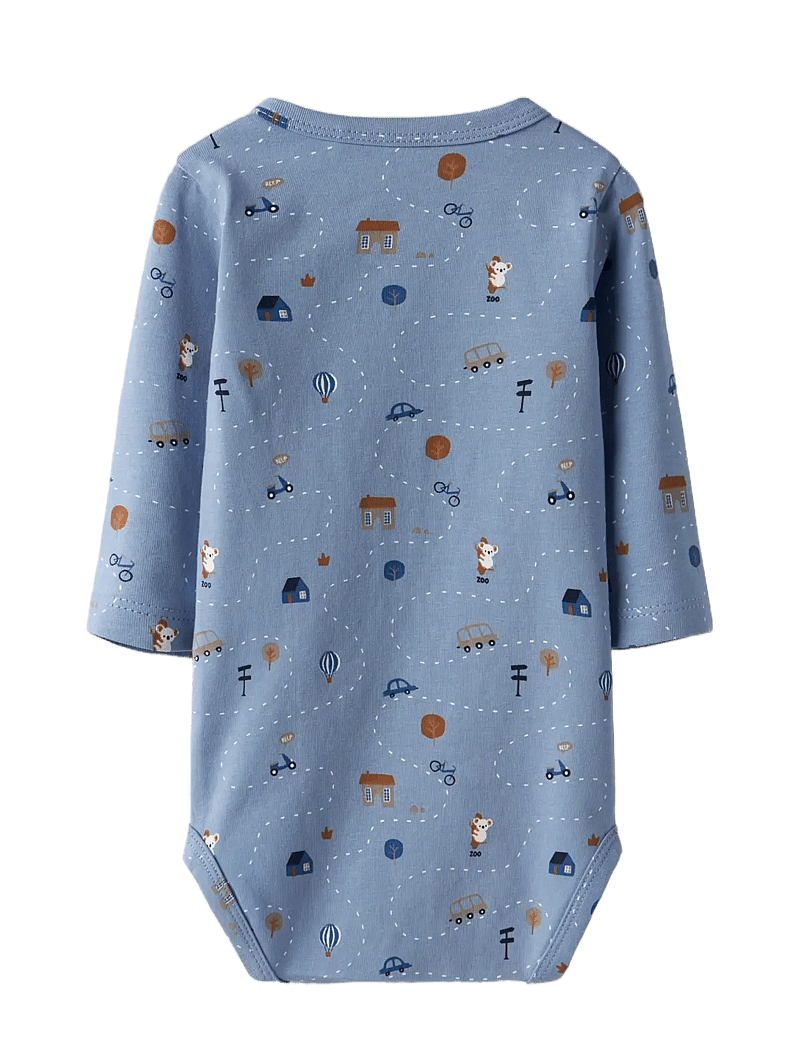 name it - NBMBOCAR LS BODY - langærmede bodyer - endless sky - 1